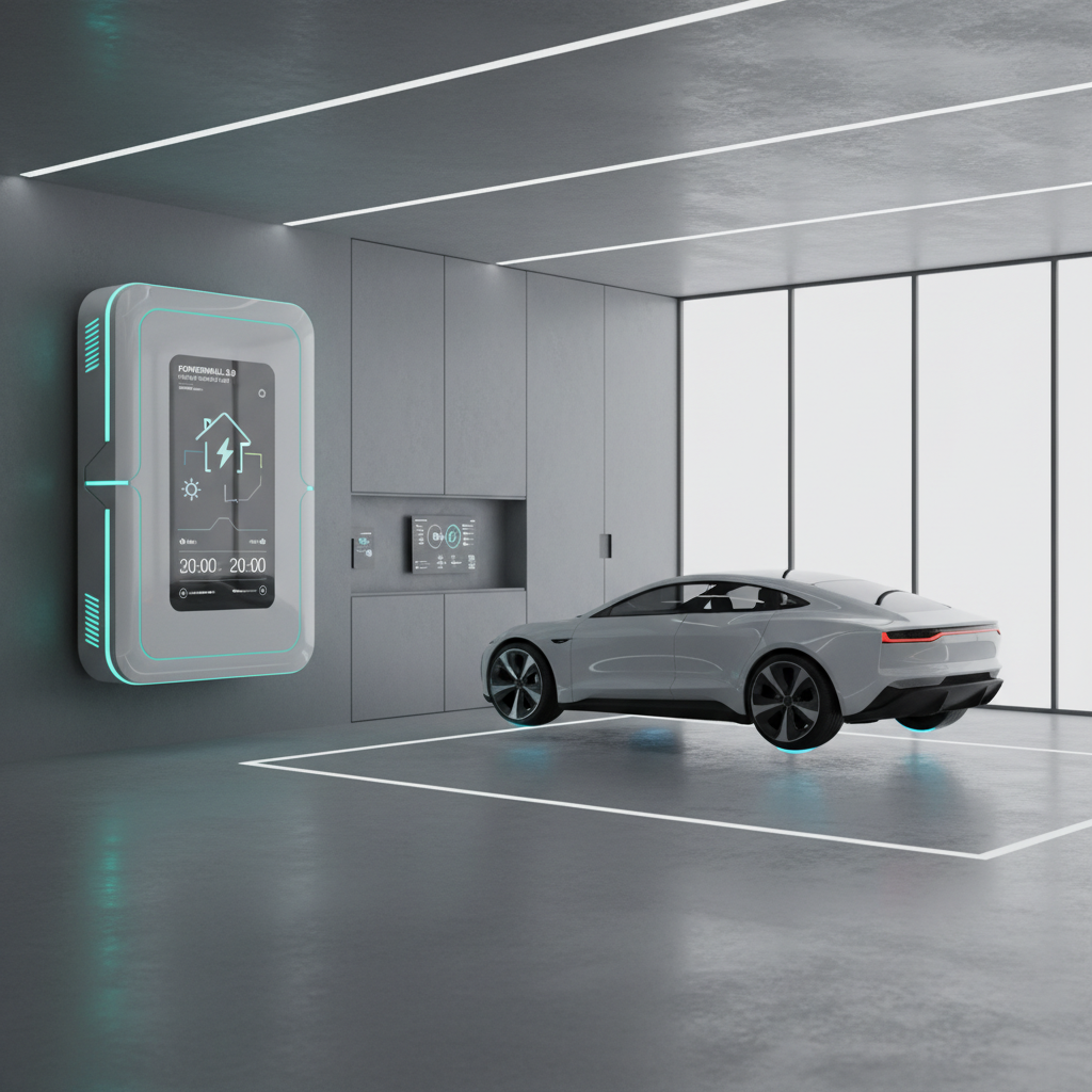 Batterie dans un garage