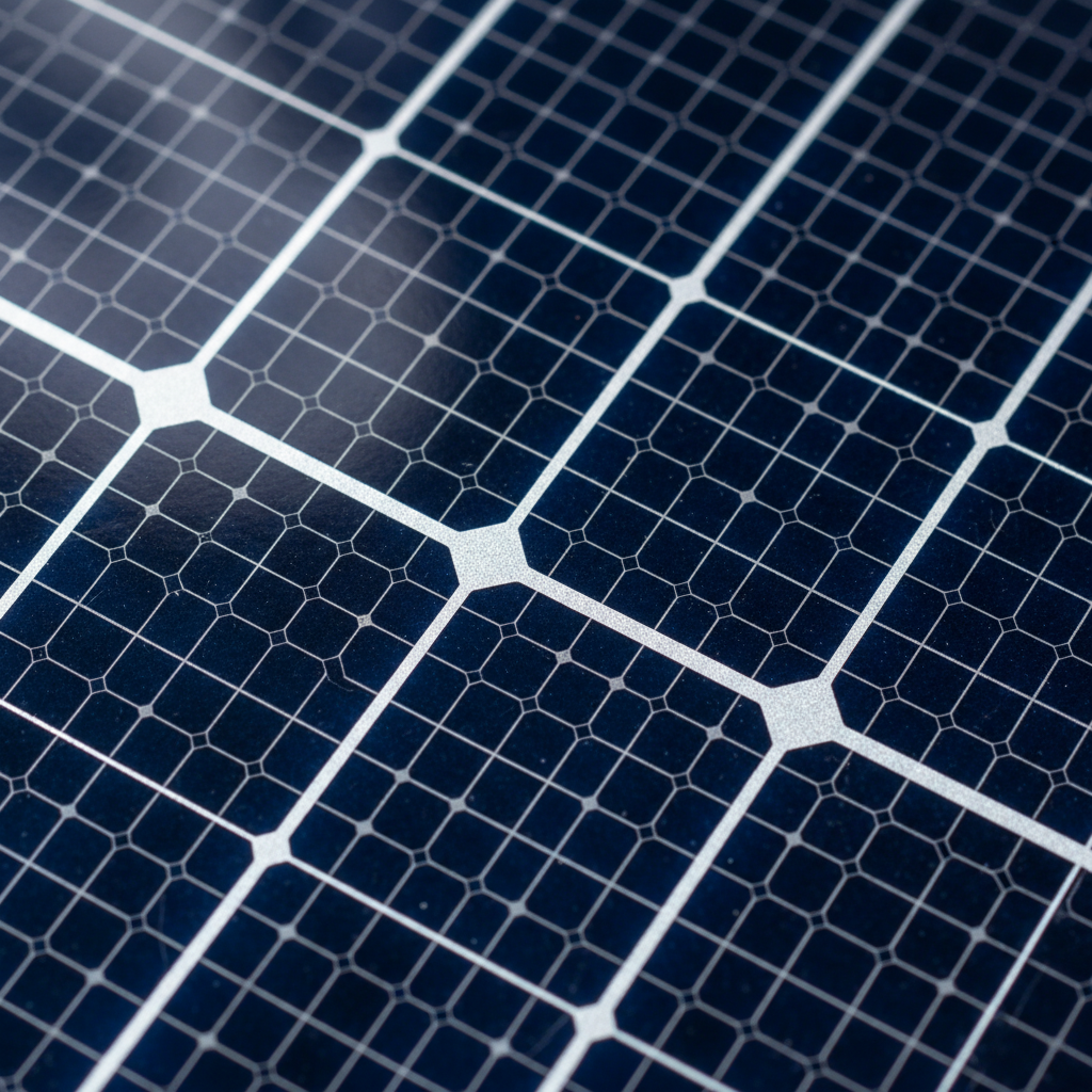 Détail panneau solaire