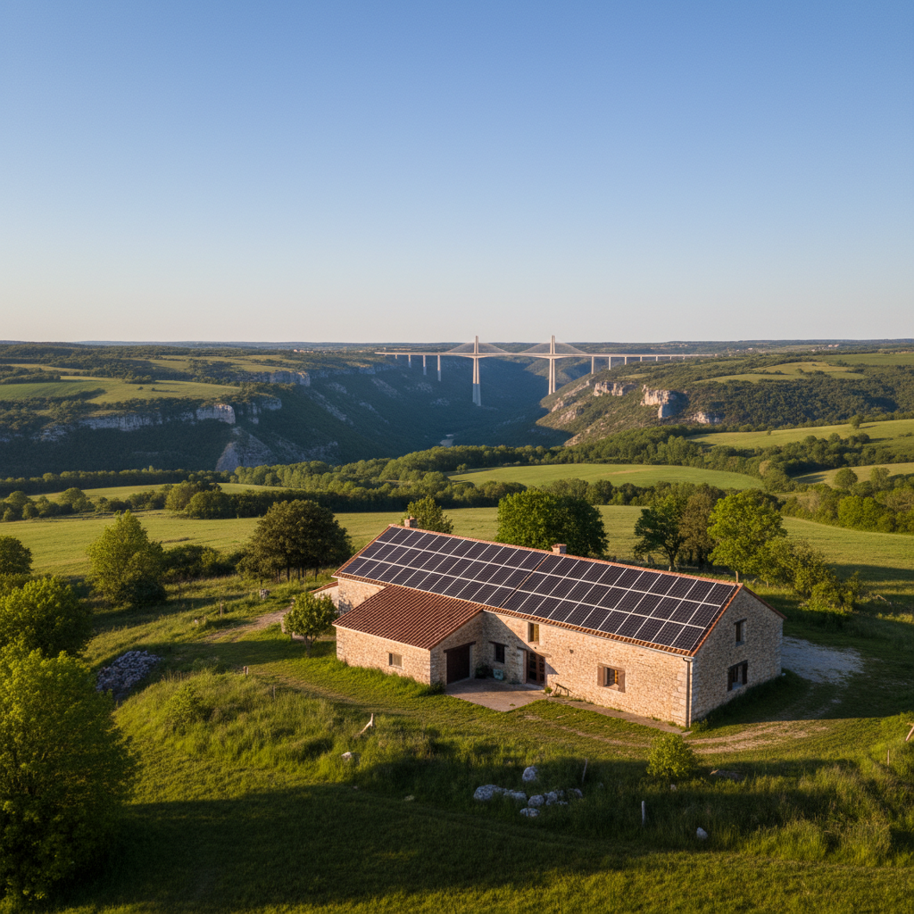 Installation solaire Millau