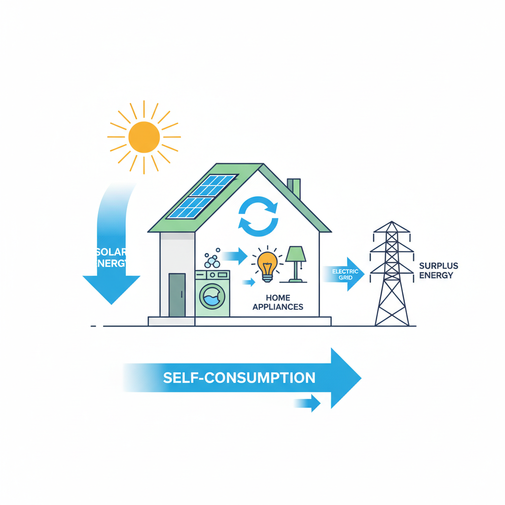 Schéma flux énergie